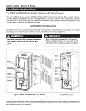 Nordyne MGHA Series Installation Instructions Manual
