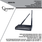 Gembird NSW-R4 User Manual