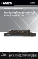 Black Box ACU8000A Manual