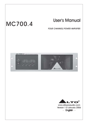 Alto MC700.4 User Manual