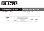 Block C 250 Instruction Manual