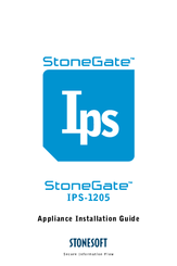 Stonesoft StoneGate IPS-1205 Appliance Installation Manual