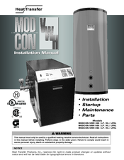 Heat Transfer MODCON VWH 850 LPHL Installation & Maintenance