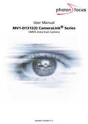 Photon Focus CameraLink MV1-D1312 series User Manual