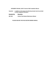General Dynamics 500-0646 Operation Manual