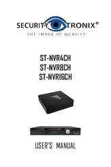 Security Tronix ST-NVR4CH User Manual