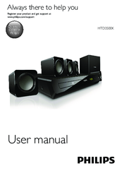 Philips HTD3500K User Manual