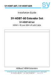Sy SY-HDBT-60T Installation Manual