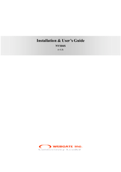 WebGate NVS04S Installation & User Manual