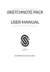 iskn iSKETCHNOTE PACK User Manual