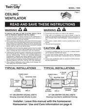 Twin city T080 Instructions