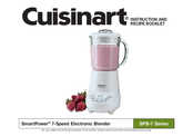 Cuisinart SmartPower SPB-7 Series Installation And Recipe Booklet