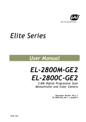 JAI Elite EL-2800M-GE2 User Manual