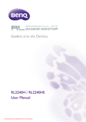 BenQ RL2240HE User Manual