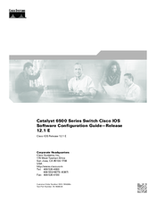 Cisco 6500 - Catalyst Series 10 Gigabit EN Interface Module Expansion Software Configuration Manual