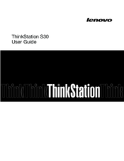 Lenovo ThinkStation S30 User Manual