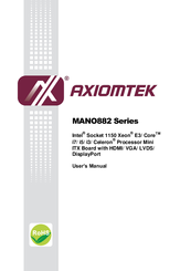 AXIOMTEK MANO882 series User Manual