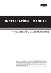 Carrier S-Series Installation Manual