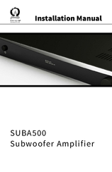 Origin Acoustics SUBA500 Installation Manual