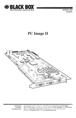 Black Box PC Image II User Manual