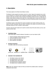Xineron HNG-D312S Quick Installation Manual