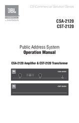 JBL CST-2120 Operation Manual