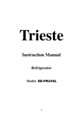 Trieste ED-PR245L Instruction Manual