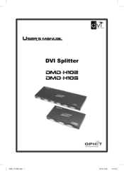 Ophit DMD-H102 User Manual