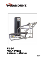 Paramount Fitness FS-54 Assembly Manual