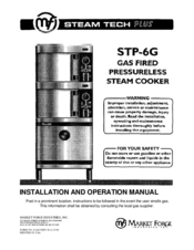 Market Forge Industries STP-6G Installation And Operation Manual