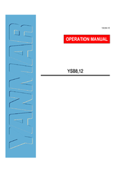 Yanmar YSB8 Operation Manual