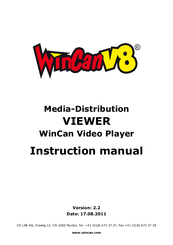 WinCan VIEWER V8 Instruction Manual