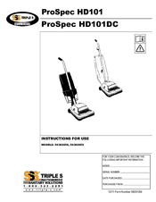SSS Siedle ProSpec HD101DC Instructions For Use Manual
