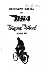 BSA Winged Wheel W1 Instruction Manual