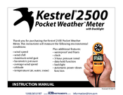 Nielsen-Kellerman Kestler 2500 Instruction Manual