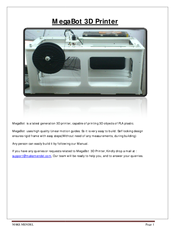 MAKE MENDEL MegaBot Manual