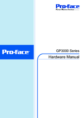 Pro-Face GP3000 Series Hardware Manual
