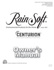 RainSoft CENTURION Owner's Manual