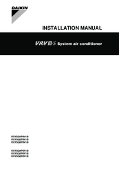 Daikin RXYSQ4P8V1B Installation Manual