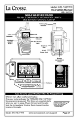 La Crosse 810-163TWR Instruction Manual