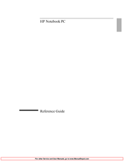 HP OmniBook XT6200 Reference Manual