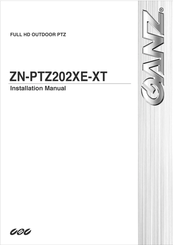 Ganz ZN-PTZ202XE-XT Installation Manual