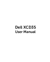 Dell XCD35 User Manual