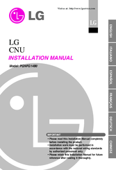 Lg PQNFG14B0 Installation Manual