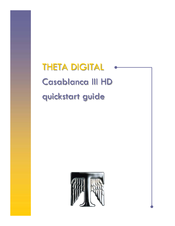 Theta Digital Casablanca III HD Quick Start Manual