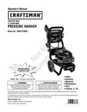 Craftsman C950.679620 Operator's Manual