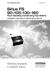 Baxi Sirius FS 90-105-130-160 Installation, Operation & Maintenance Manual