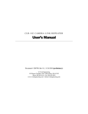 Vivid CLR-102 User Manual