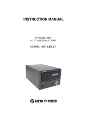 Tokyo Hy-Power HC-1.5KAT Instruction Manual