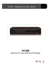 CCTV Imports H1169 Installation And User Manual